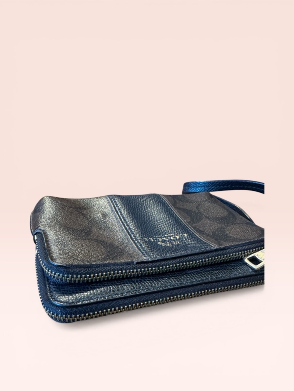 Coach Double Zip Wristlet - Picture 6 of 9